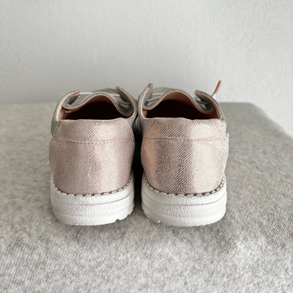 HEYDUDE WENDY METALLIC SPARKLE CASUAL SHOES sz 8 Women’s EUC - Picture 4 of 9